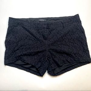 Torrid black lace shorts size 12